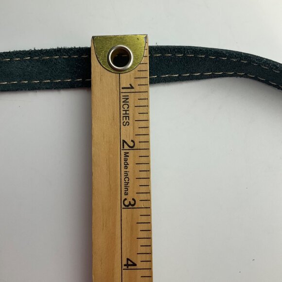 Portland Leather Goods Envelope Clutch Crossbody Bag Gray Convertible - Picture 14 of 15